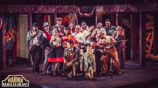 The cast of The Warner Theatre's production of Assassins 2015